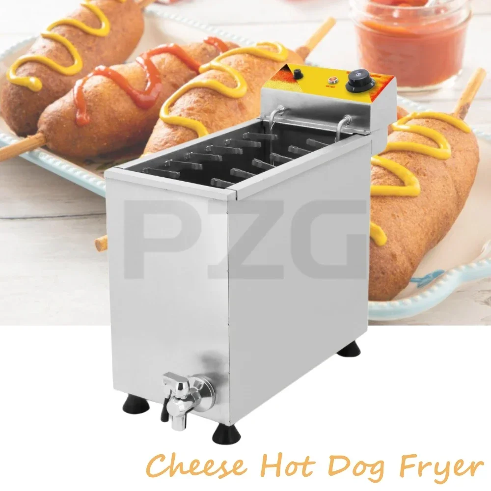 Corn Dog Stick - Friggitrice Elettrica Commerciale di Grande Capacità