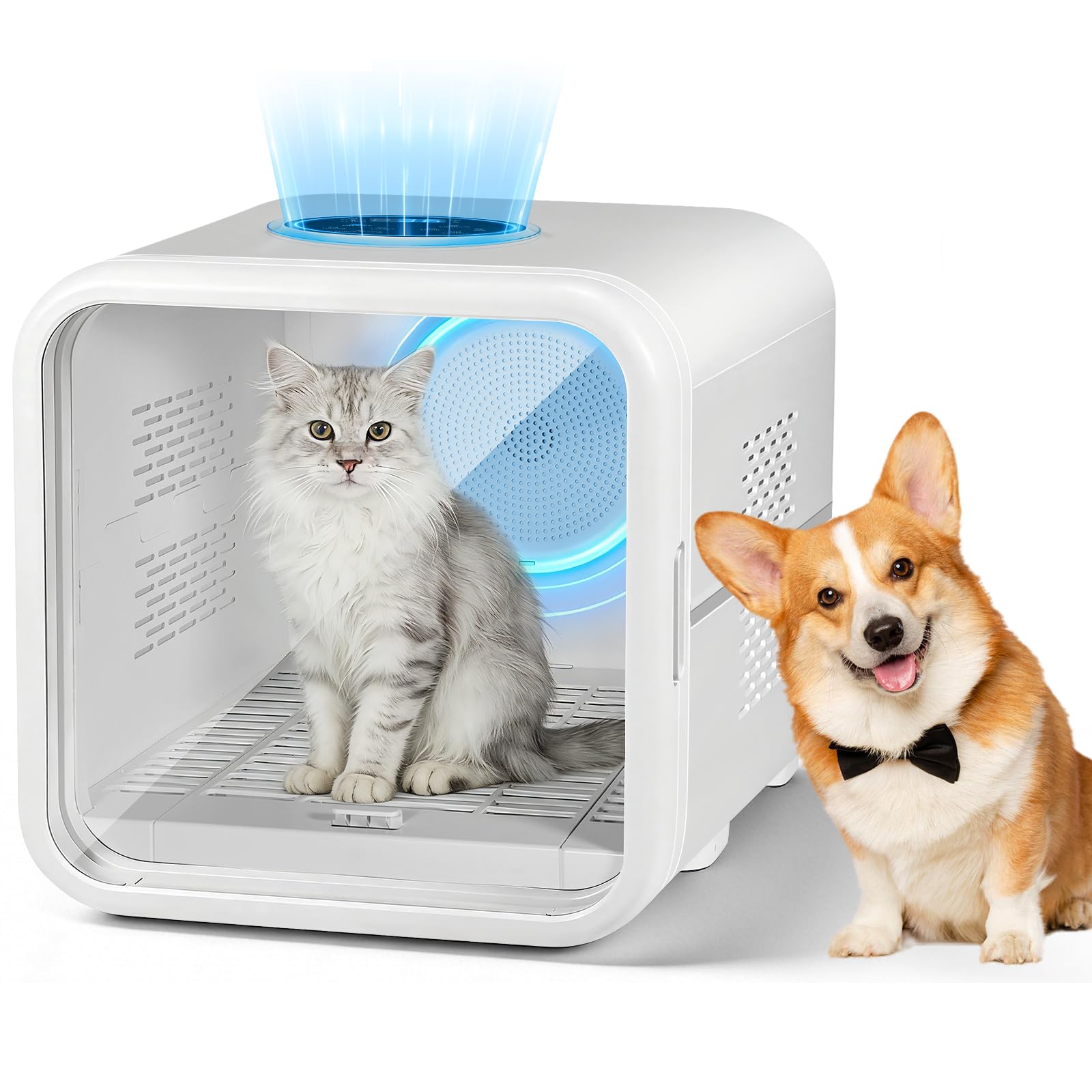 Hot Dog Press - Asciugacapelli Automatico per Animali Domestici, Potente