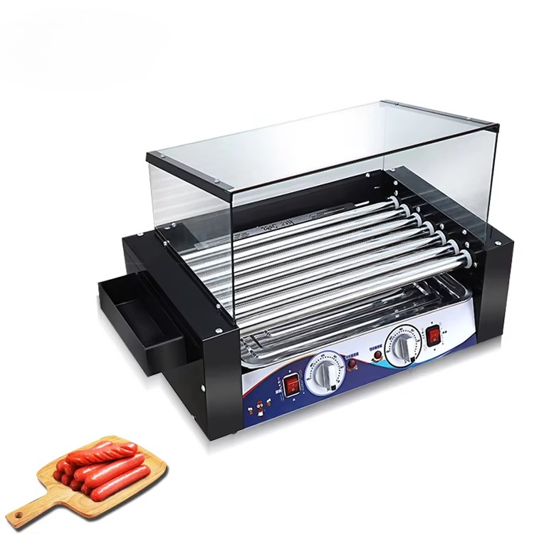 Hot Dog Press - GQ-KCJ07 Scaldasalsicce Elettrico Commerciale per Hot