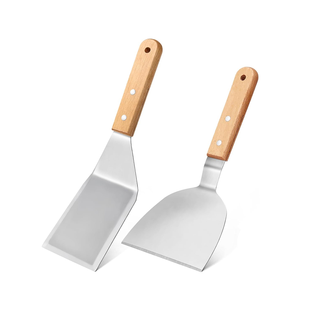 Okonomiyaki Spatula - Set di Spatole in Metallo LMETJMA,