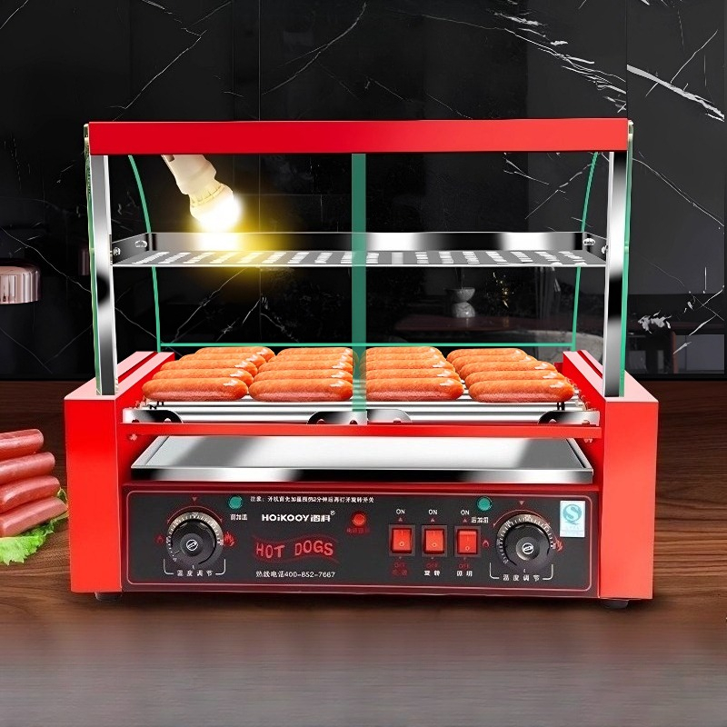 Hot Dog Press - Macchina per grigliare salsicce commerciale a