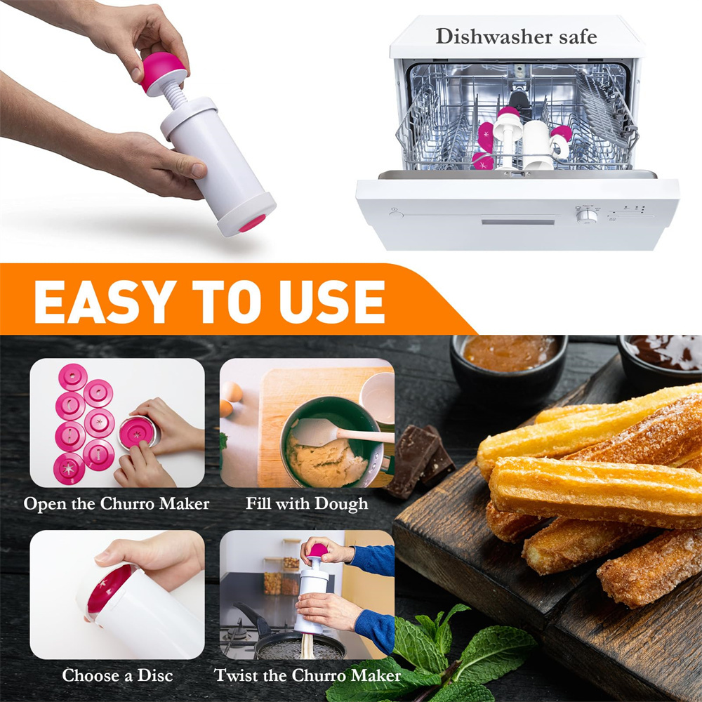 1pc FAI DA TE Manuale Biscotto - Churros Maker Gun recensione e prezzo