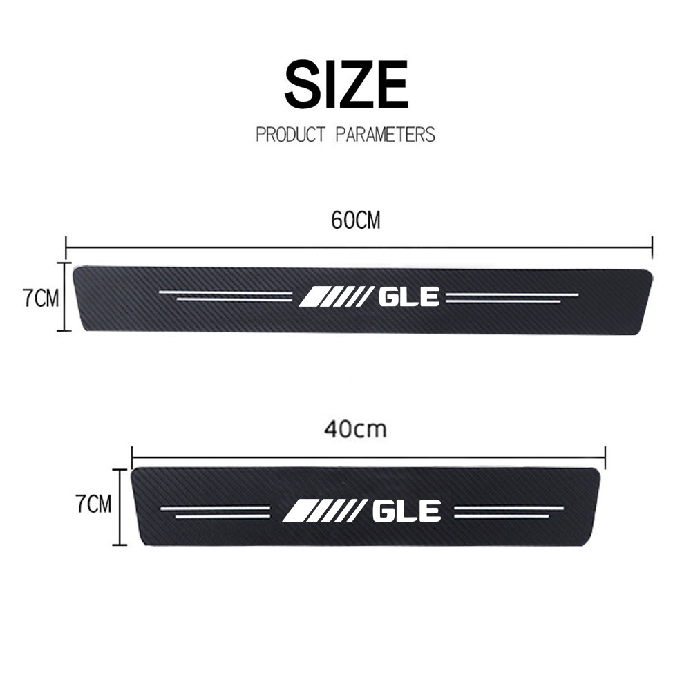 4 pezzi adesivo per auto porta - Crepe Pan Carbon recensione e prezzo