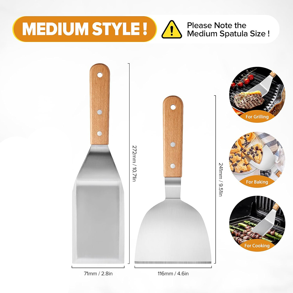 Set di Spatole in Metallo LMET - Okonomiyaki Spatula recensione e prezzo