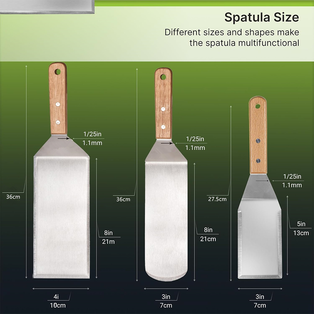 Set di Spatole in Metallo LMET - Okonomiyaki Spatula recensione e prezzo